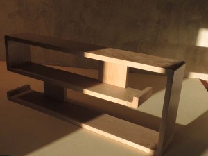Etagères modulables en chêne massif